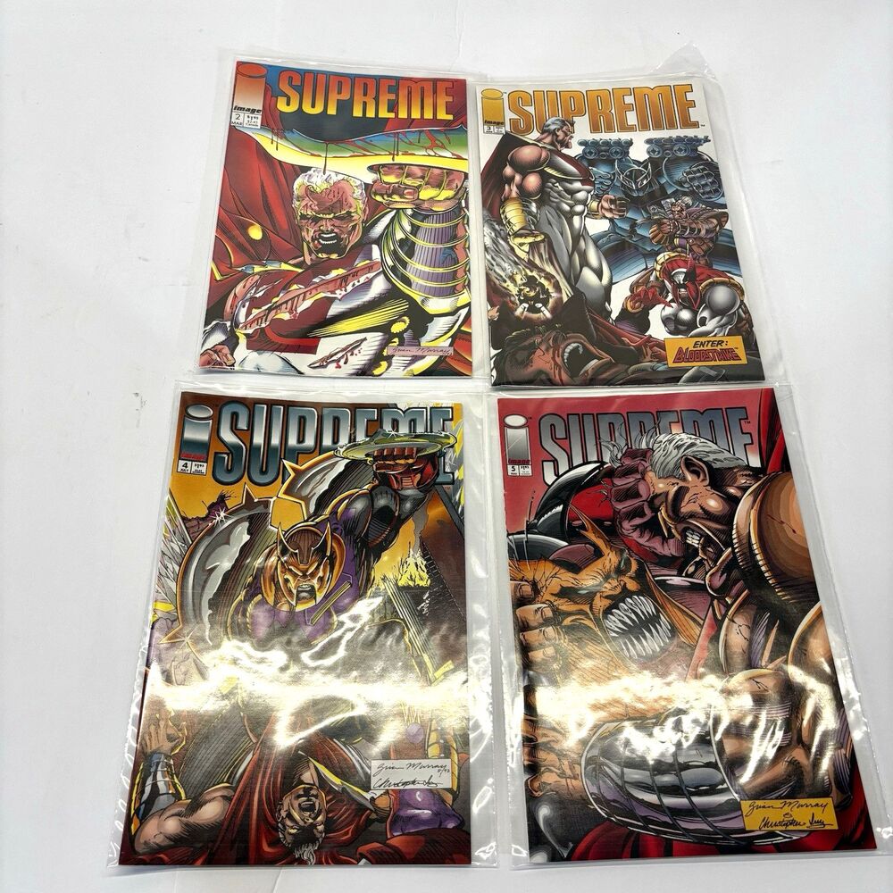 Supreme #2 to 5 Image Comics Book Lot Series 1992 Quan Murray Artist NM